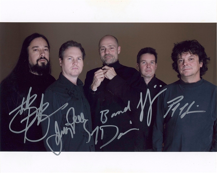 The Tragically Hip Group Signed 10” x 8” Photo (5 Sigs) (Epperson/REAL)