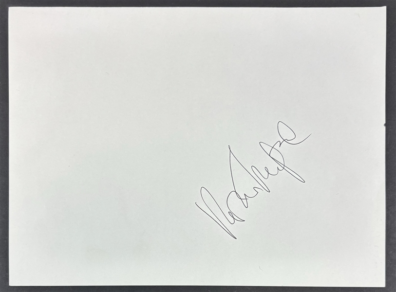 Robert Redford Signed 8" x 10.75" Page (Beckett/BAS LOA)