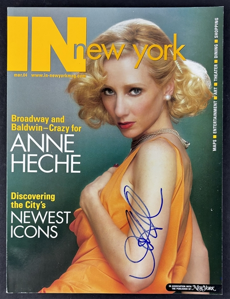 Anne Heche Signed New York Magazine (Beckett/BAS)