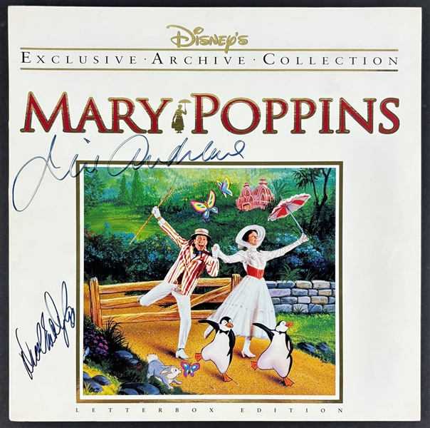 Mary Poppins: Dick Van Dyke & Julie Andrews Signed Exclusive Archive Collection LaserDisc (Beckett/BAS LOA)