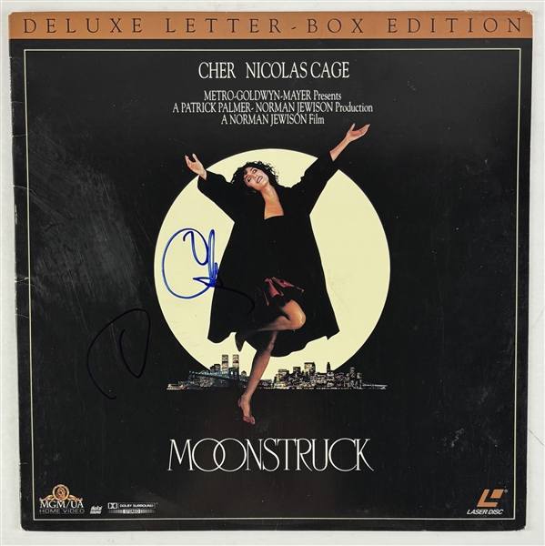 Cher Signed "Moonstruck" Laserdisc (Beckett/BAS)