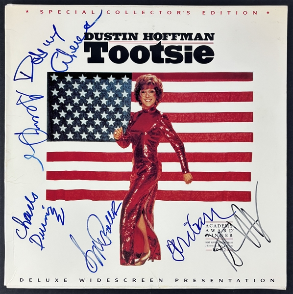 Tootsie: Multi-Signed LaserDisc w/ Dustin Hoffman, Teri Garr, + 4! (Beckett/BAS LOA)