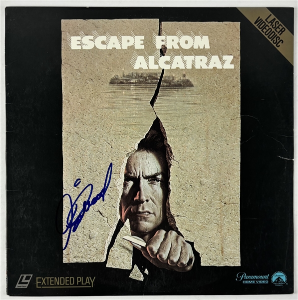 Clint Eastwood Signed "Escape from Alcatraz" LaserDisc Cover (Beckett/BAS)