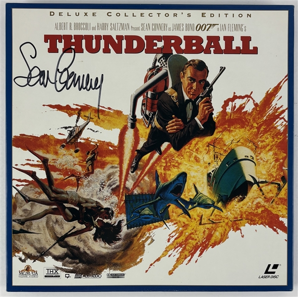 007: Sean Connery Signed "Thunderball" Deluxe Collectors Edition LaserDisc Box Set (Beckett/BAS LOA)