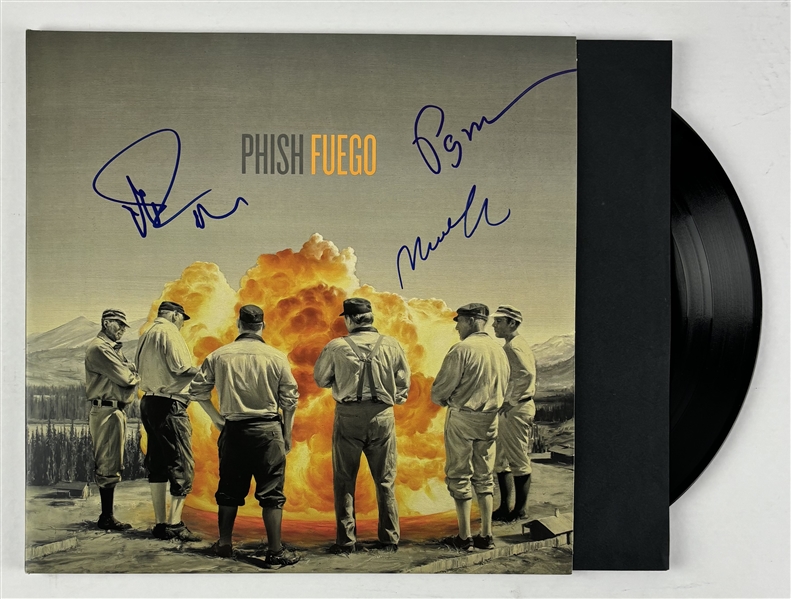 Phish: Group Signed "Fuego" Album (Beckett/BAS LOA)