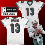 Dan Marino 1998 Game Worn PHOTO MATCHED Miami Dolphins Jersey from 11-1-1998 Game vs. Bills (End-to-End Photomatch)
