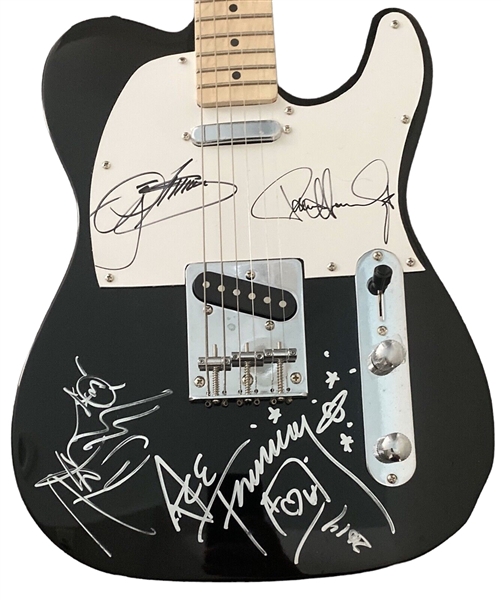KISS Group Signed Telecaster Style Electric Guitar with Photo Proof! (Original Lineup)(Third Party Guaranteed)