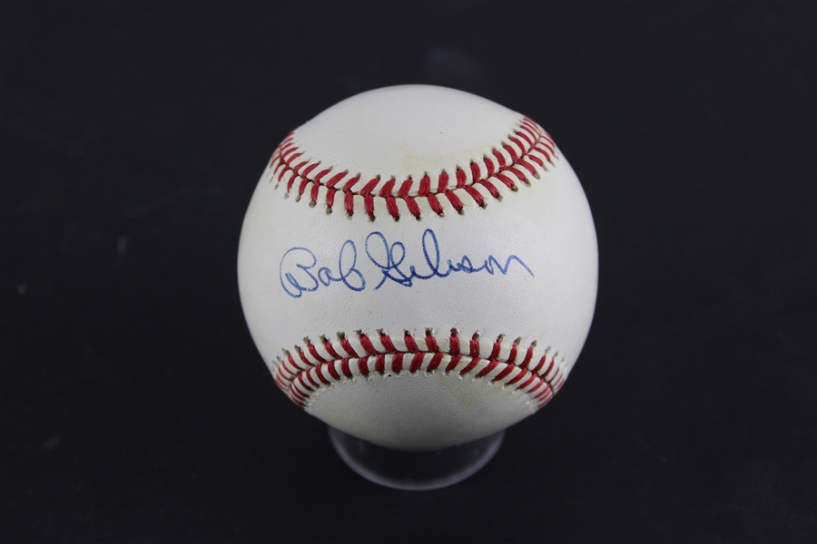 Bob Gibson Signed ONL Baseball (Beckett/BAS)