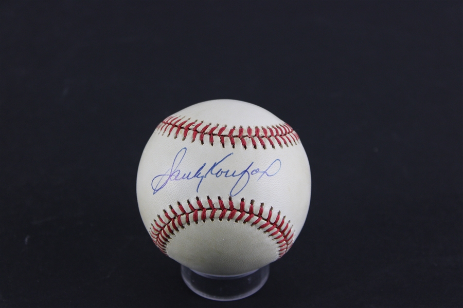  Sandy Koufax Signed  ONL Baseball (Beckett/BAS)