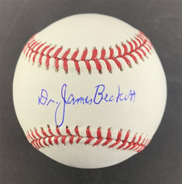 Dr. James Beckett Signed OML Baseball (Third Party Guaranteed)