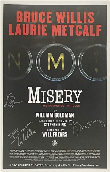 Misery: Bruce Willis & Laurie Metcalf 14” x 22” Mini Poster (Third Party Guaranteed) 