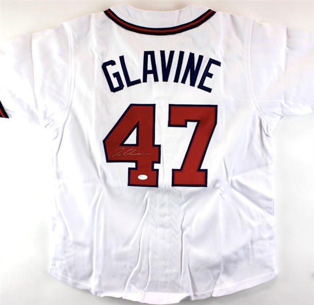 Atlanta Braves: Tom Glavine Signed Custom Pro Style Jersey (JSA)