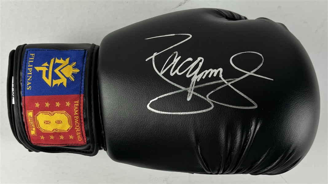 Manny Pacquiao Signed MP8 Boxing Glove (Pacquiao COA)