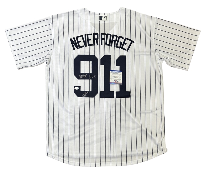 U.S. Navy Seal Robert ONeill Signed NY Yankees "9/11" Jersey (PSA/DNA)