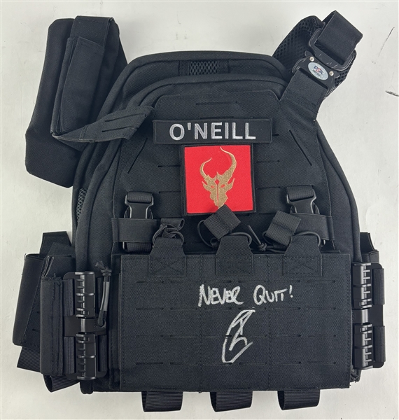 U.S. Navy Seal Robert ONeill Signed "Midnight Raid" Tactical Vest (PSA/DNA)	