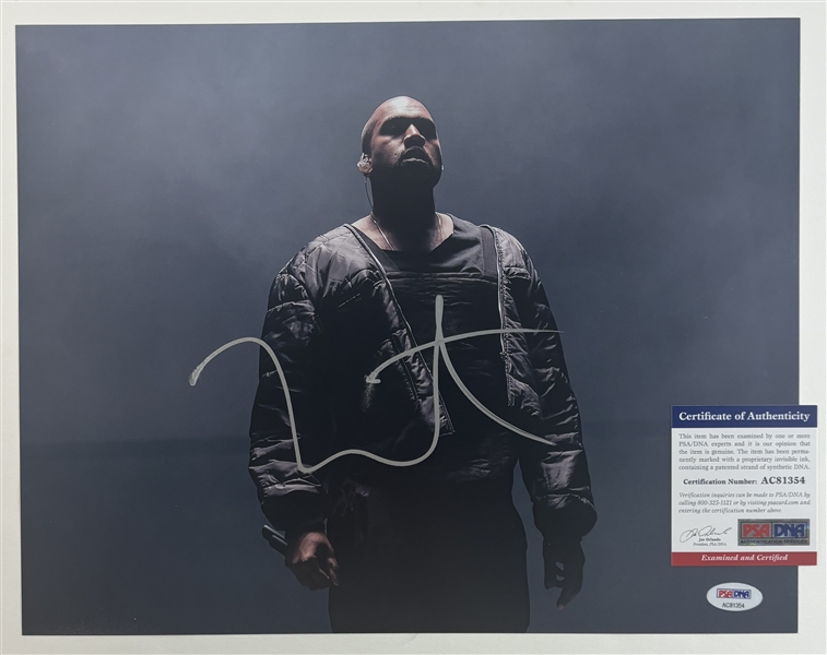 Kanye West Signed 11" x 14" Photo (PSA/DNA)