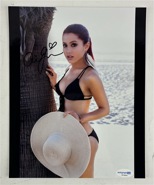 Ariana Grande Signed 8" x 10" Color Photo (ACOA)