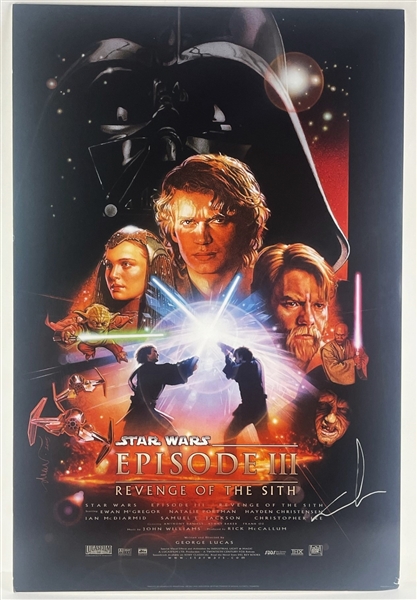 Star Wars: George Lucas Signed "Revenge of the Sith" Poster (Beckett/BAS LOA)