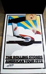 Rolling Stones: Group Signed Ltd. Ed. Set of Three 24" x 36" Lithographs in Presentation Case (Stones COA)