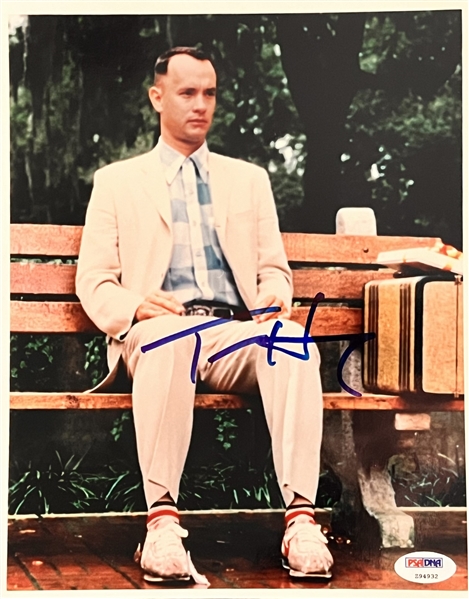 Tom Hanks Signed 8" x 10" Forrest Gump Photo (PSA/DNA)
