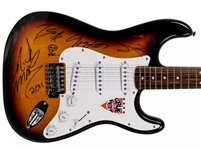 Motley Crue: Group Signed Fender Strat Guitar (4 Sigs)(PSA/DNA LOA)