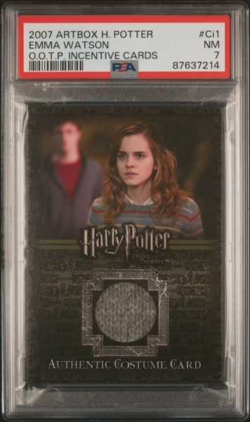 Harry Potter: 2007 Artbox OOTP Incentive #Ci1 Hermione Granger Trading Card (PSA NM 7)(PSA/DNA Encapsulated)