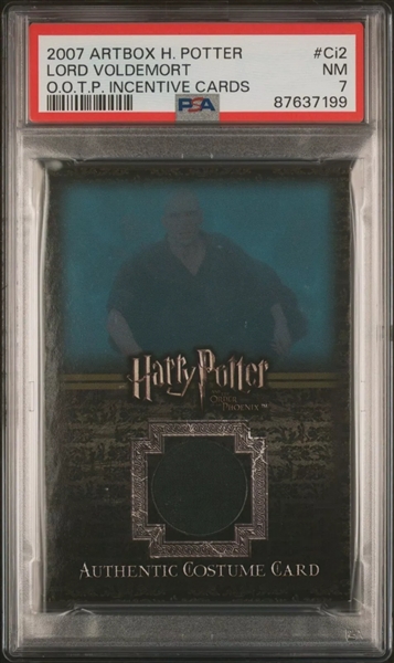 Harry Potter: 2007 Artbox OOTP Incentive #Ci2 Lord Voldemort Trading Card (PSA NM 7)(PSA/DNA Encapsulated)