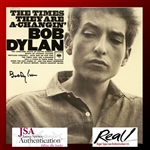 Bob Dylan Signed "The Times They Are A-Changin’" Album Cover (JSA LOA, Epperson/REAL & Manager Jeff Rosen Letter of Provenance)