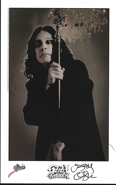 Ozzy Osbourne Signed Photograph (Beckett/BAS)