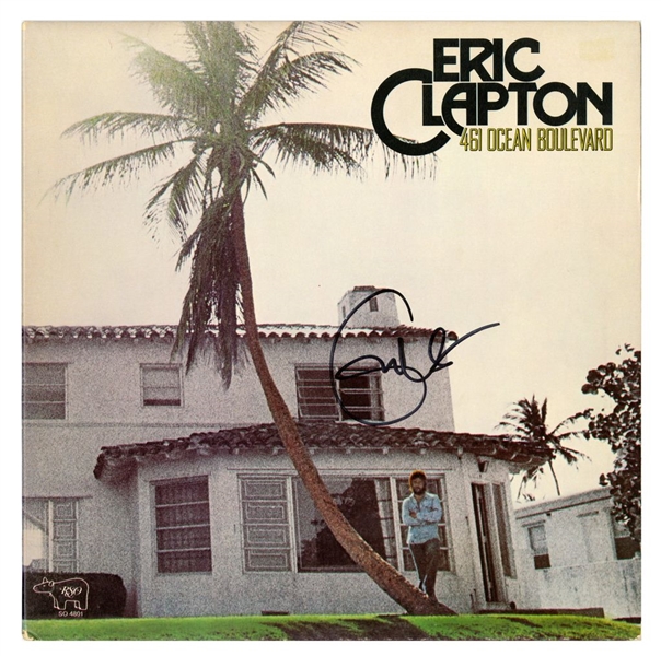 Eric Clapton Signed "461 Ocean Boulevard" Album Cover (Third Party Guaranteed)