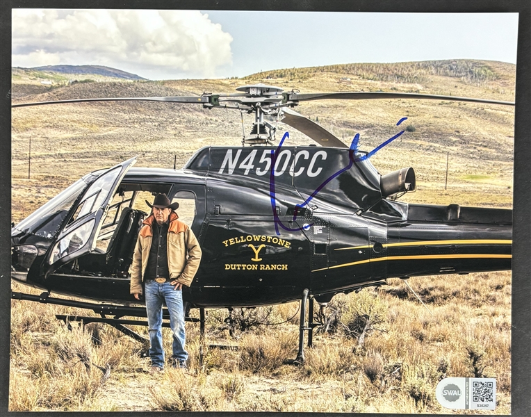 Kevin Costner Signed 8" x 10" Yellowstone Photograph (SWAU Holo)