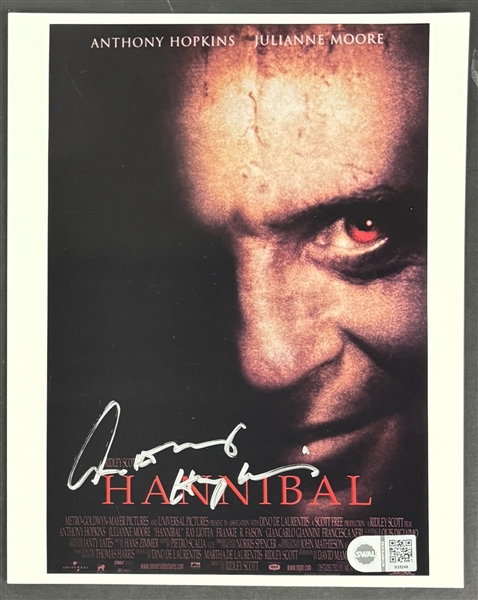 Hannibal: Anthony Hopkins Signed 8" x 10" Photograph (SWAU Holo)