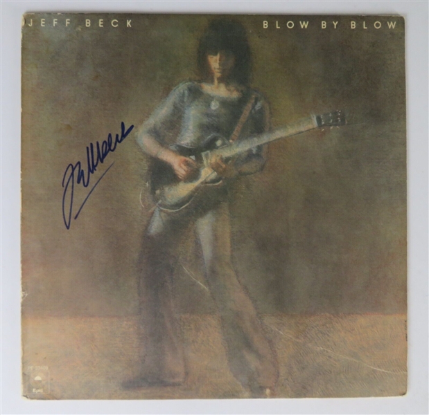 Jeff Beck Superb Signed "Blow By Blow" Record Album (Beckett/BAS & JSA)