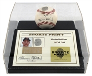 Harmon Killebrew Signed Limited Edition OAL Baseball with Original Thumbprint in Custom Display (Beckett/BAS COA)