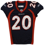 Brian Dawkins 2010 Game Used & Signed Denver Broncos Jersey (Beckett/BAS & Dawkins LOAs)
