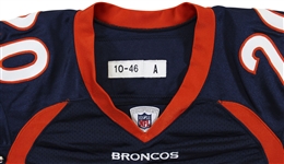Brian Dawkins 2010 Game Used & Signed Denver Broncos Jersey (Beckett/BAS & Dawkins LOAs)