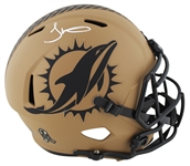 Tyreek Hill Signed Dolphins Full Size Salute to Service Speed Replica Helmet (Beckett/BAS Witnessed)