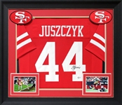 Kyle Juszczyk Signed 49ers Jersey in Custom Framed Display (Beckett/BAS Witnessed)