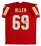 Jared Allen Signed Chiefs Style Jersey (Beckett/BAS Witnessed)
