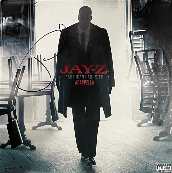 Jay-Z In-Person Signed "American Gangster Acappella" Album Cover (Beckett/BAS LOA)