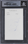 Star Trek: Scott Bakula Signed 3 x 5 Index Card (Beckett/BAS Encapsulated)