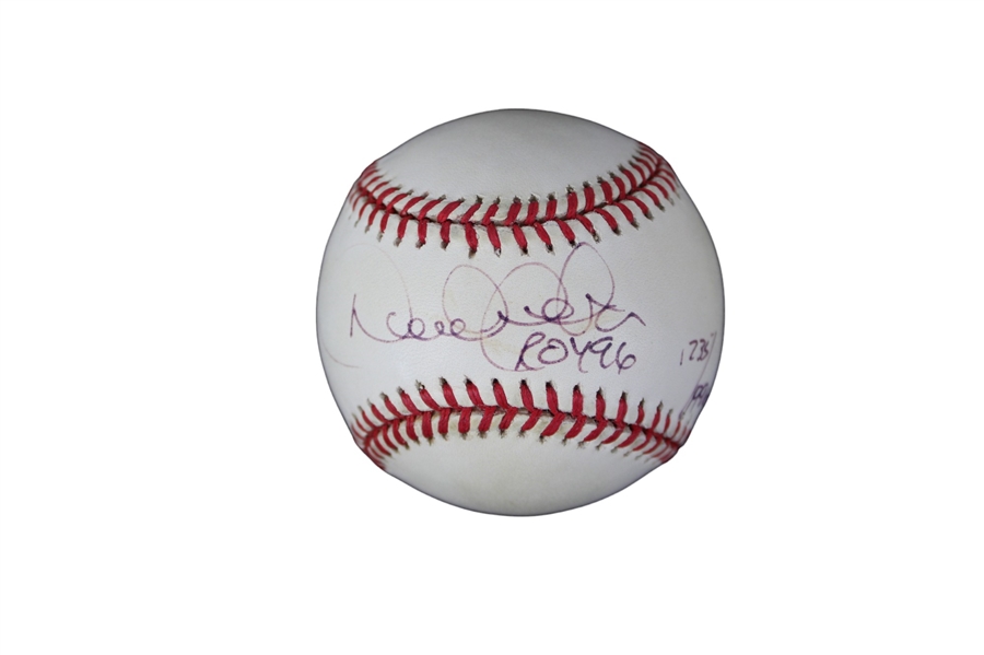 Derek Jeter Signed OAL Baseball w/ Inscription (JSA)