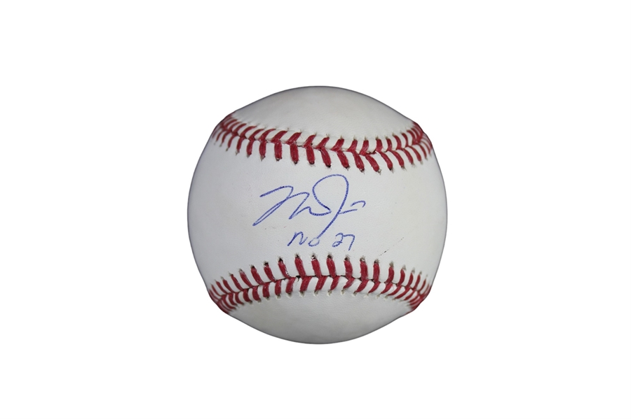 Mike Trout Signed Baseball w/ Inscription (MLB)