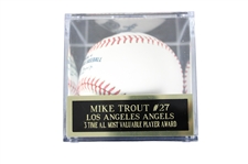 Mike Trout Signed and Graded 9.5 Baseball w/ Inscription (PSA/DNA)