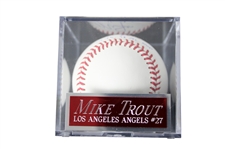 Mike Trout Signed OML Baseball w/ Inscription (MLB)