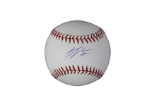 Mike Trout Signed OML Baseball w/ Inscription (JSA)
