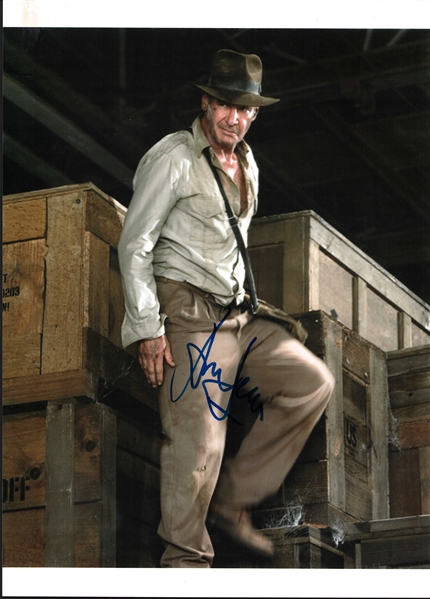 Harrison Ford Signed 11" x 14" Indiana Jones Photo (Beckett/BAS LOA)