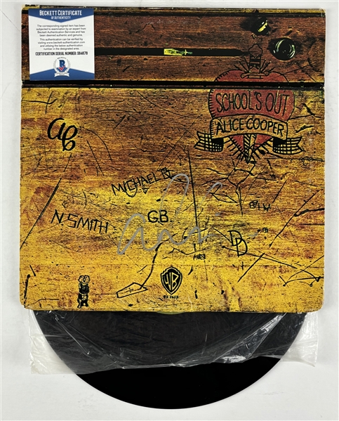 Alice Cooper Signed "Schools Out" Album (Beckett/BAS)
