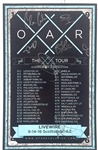OAR: Group Signed 2016 The XX Tour  20th Anniversary Poster (JSA) 