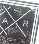 OAR: Group Signed 2016 The XX Tour  20th Anniversary Poster (JSA) 